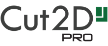Cut2D CAM software Pro versie